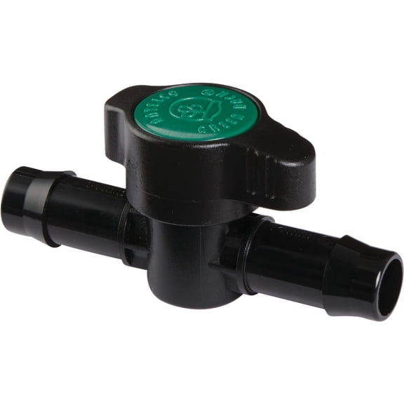 ZoN Shut Off Valve Rain Bird Valves Compatible - Black