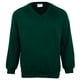 thumbnail image 1 of Maddins - Sudadera de deporte con cuello de pico o V - Deporte/Running/Gym (Verde botella), 1 of 2
