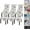 Butterfly, variant on Chair Covers for Dining Room Set of 6, Stretch Dining Room Chair Covers, Spandex Kitchen Parsons Chair Slipcovers, Dining Chair Covers for Party Ceremony Hotel(Beige and Blue Flower)