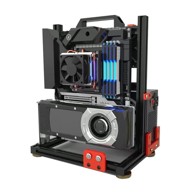 Carcasa para ordenador PC Test Bench Open Air ATX ITX UMATX MATX