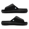 thumbnail image 2 of Unisex ISlide Black Winnipeg Jets Minimalistic Motive Slide Sandals, 2 of 5
