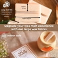 thumbnail image 4 of Palo Santo Scented Wax Melts - Non Toxic Soy Wax And Essential Oils - 8 Melts - Long Lasting Strong Scent Pet Safe Candle Wax Cubes Tarts For Warmers - For Cleansing Negative Energy And Protection, 4 of 7