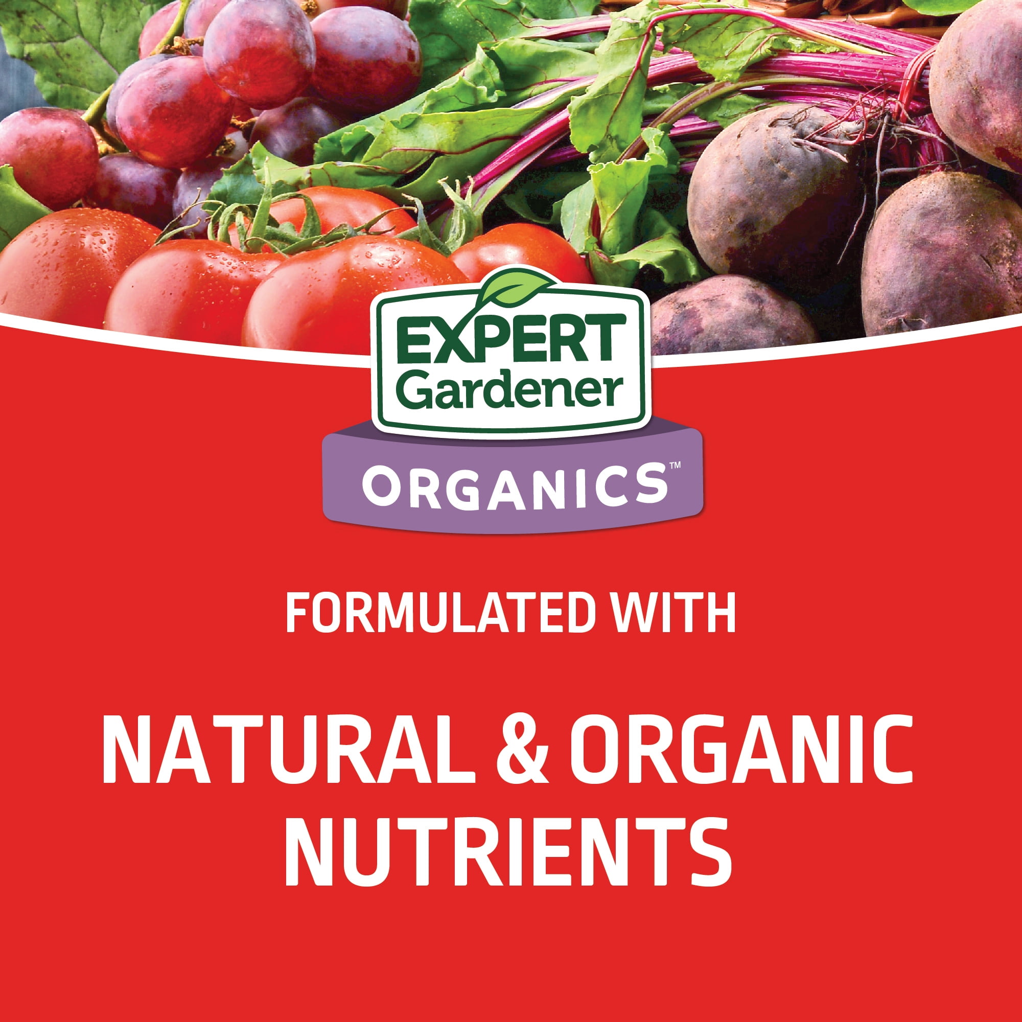 Expert Gardener Organics Vegetable & Tomato Food, 8 lb Fertilizer