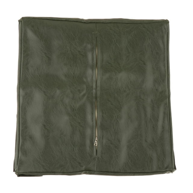 Reposapiés marroquí con funda otomana, elegante y a la moda para el hogar. Verde
