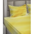 thumbnail image 4 of Ambesonne Yellow Fitted & Top Sheet Set with Shams, Abstract Summer Sun, Yellow, 4 of 5
