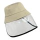 thumbnail image 3 of Sombrero de anti-saliva , cubierta de protección facial, sombrero para exteriores, sombrero de cubierta a prueba d Beige, 3 of 6