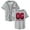 Gray, variant on Jey Uso Yeet Bloodline Baseball Jersey Short Sleeve Button-up Shirts Women Men Streetwear Tee
