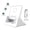 White, variant on Elnone 15W Fast Qi Charging Stand, Universal Phone Charger for iPhone & Samsung Devices, Black & White