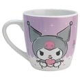 thumbnail image 3 of Set Desayuno Individual, Vajilla Porcelana 2 Piezas, Diseño Kuromi Sanrio con Caja de Regalo, 3 of 6