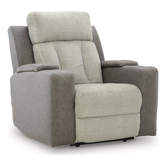 Signature Design by Ashley Point Clear Gray Power Recliner
