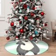 thumbnail image 5 of Yiaed Cute Raccoon Print Christmas Tree Skirt , Tree SkirtsTree Mat for Christmas Winter Holiday Indoor Decorations-30", 5 of 7