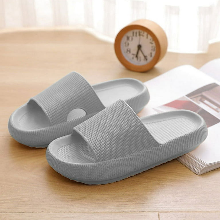 Pillow Slides Slippers for Women, Non-slip Massage Foam Shower