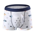 thumbnail image 2 of Ropa interior protectora para circuncisión, calzoncillos fáciles de usar que reducen fricción para niños, cómodos calzoncillos tipo bóxer con corte Tamaño 160, 2 of 10