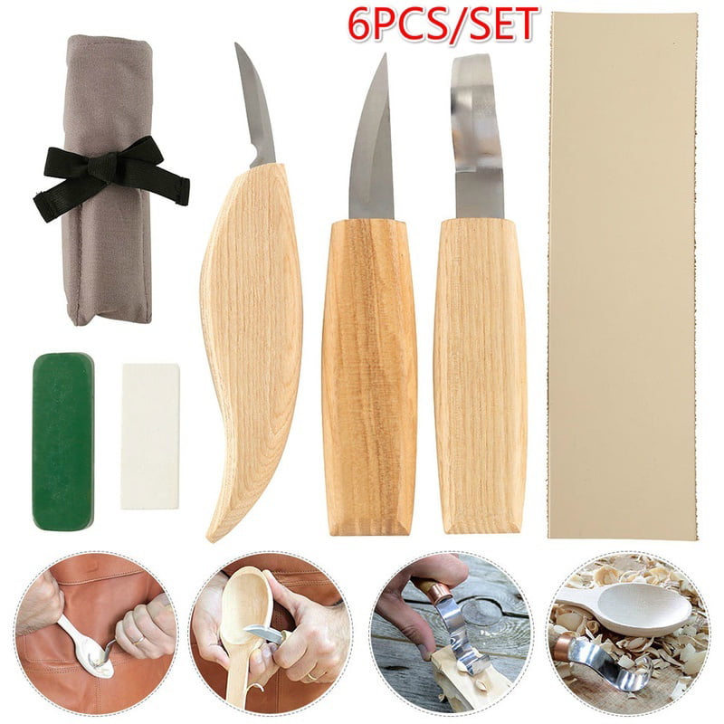 Electric Wood Carving Chisel Kit Woodworking Whittling Cutter Chip Hand Tool