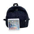 thumbnail image 3 of Women Corduroy Backpack Travel Rucksack Handbag School Bag, 3 of 3