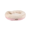 thumbnail image 3 of Scruffs® Ellen Donut Pet Bed, Textured Faux Fur and Tweed Design, Machine Washable with Non-Slip Base (XL) - Pink, 3 of 7