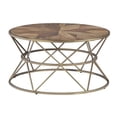 thumbnail image 1 of Progressive Furniture T458-01 Soho Sundance Table de Cocktail Ronde en Or, 1 of 1