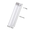 thumbnail image 2 of WHAMVOX 6PCS Clear Storage Tubes Plastic Tube Containers for, 2 of 6