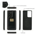 thumbnail image 5 of Dteck Galaxy S21 Wallet Case, Leather Zipper Purse Large Capacity 14 Card Slots [Magnetic Closure] 2 in 1 Detachable Magnetic Phone Cover with Wrist Band for Samsung Galaxy S21, Black, 5 of 9