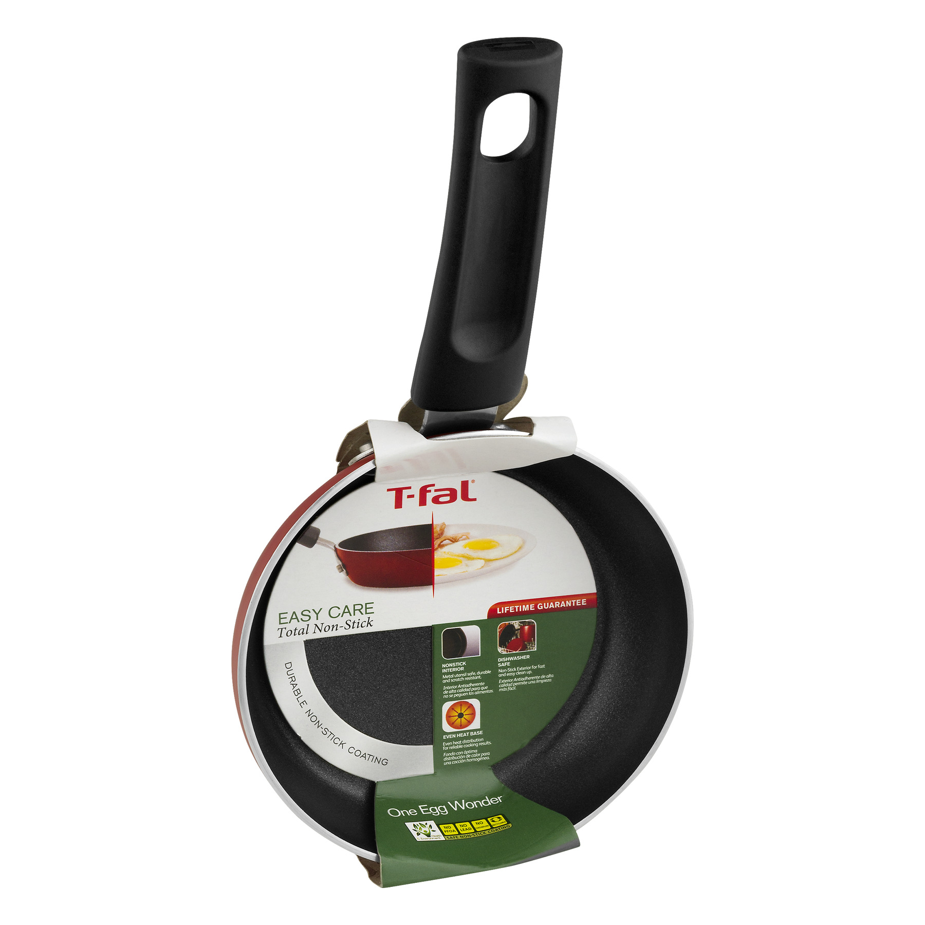 T-fal, Specialty Nonstick, One Egg Wonder 4.5 In. Fry Pan, Red - image 3 of 7