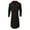 Black, variant on Trench Coat Men Long Length Plus Size Button Business Overcoat Winter Warm Loose Fit Windbreak Outerwear Jackets