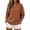 Orange, variant on Edvintorg Women's Classic Crew Neck Casual Fall Sweaters Long Sleeve Loose Pullover Knit Top Business Dressy Thick Knitted Sweater