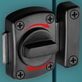 thumbnail image 4 of Widely Used Rotate Bolt Latch, Security Door Lock With Unique Turn Knob Design, Zinc Alloy Construction Ensures Quality And Longevity, Suitable For Left Or Right Handed Doors, 4 of 5