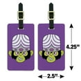 thumbnail image 4 of Powerpuff Girls Mojo Jojo Head Luggage ID Tags Suitcase Carry-On Cards - Set of 2, 4 of 4