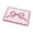 A Polyester, variant on Pink Bow Bathroom Mat Super Absorbent Non-Slip Microfiber Scalloped Bath Rug Washable Soft Floor Carpet For Vanity Bedroom Entryway Decor 15X23In A Polyester