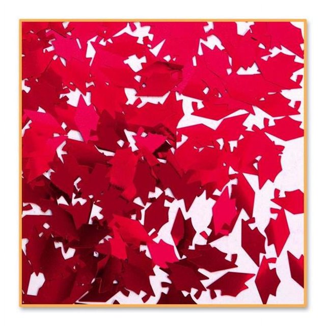 Beistle CN016 Rouge Grad Caps Confettis - Pack de 6
