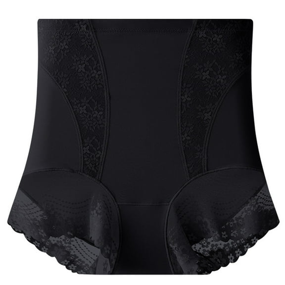 Ruimatai Women's Large Size Lace Underwear High Waist Shaping Panties Comfortable Breathable Daily Wear Plus Size Safety Pants