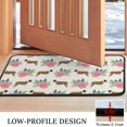 thumbnail image 3 of Saint Bernard Dog Breed and Flower Floral Door Rugs,Washable Non Slip Door Mats Indoor,Decorative Door Mats,Entry Mat Indoor for Entrance,Bedroom,Kitchen,Bathroom,30"x17", 3 of 6