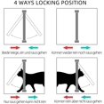 thumbnail image 5 of Cerradura de carta para puerta interior de ganado con cerradura Catter Cottage puerta de túnel animales La puerta chat con cerradura manual con 4 vías esquí esquí Gafas de esquí, 5 of 5