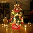thumbnail image 1 of zanvin Christmas Decorations ,Tabletop Christmas Tree Mini Artificial Christmas Tree With LED String Lights, Tabletop Small Xmas Tree For Holiday Indoor DIY Christmas Decoration, 1 of 6