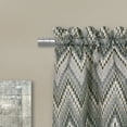 thumbnail image 3 of Achim Buono II Cole Silver Decorative Rod & Finial - Contemporary 66 in x 120 in, 3 of 6
