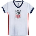 thumbnail image 2 of Icon Sports Official Licensed U.S. Soccer 4 Star USWNT Players Girl's Game Day Shirts Football Tee Top - WSmi1, 2 of 5