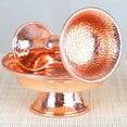 thumbnail image 6 of CIYISON Exquisites Handmade Copper Prayer Bowl Tibetan Buddhist Offering Cup for Spiritual Practices Worship Cup Ritual Vessel, 6 of 11