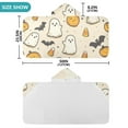 thumbnail image 4 of Yayeee Kids Hooded Towels Toddler Soft Absorbent Beach Bathing Wrap 50" x 23.5", Halloween Cute Ghosts, 4 of 5