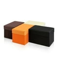 thumbnail image 2 of Furinno Oxford 2-10061IV Taburete rectangular plegable con almacenamiento Otomano, Juego de dos, Marfil Furinno 2-10061IV, 2 of 2