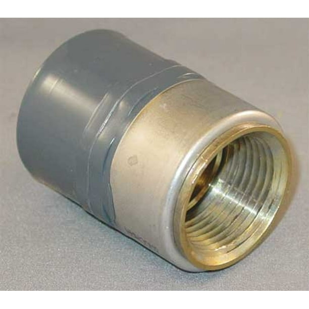 Zoro Select 5 101br Pvc Brass Female Adapter Fnpt X Socket 3 4 In X 1 2 In Pipe Size Walmart Com Walmart Com