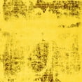 thumbnail image 1 of Ahgly Company Indoor Square Abstract Yellow Modern Area Rugs, 7' Square, 1 of 4