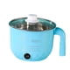 thumbnail image 3 of Olla Eléctrica Multifuncional, Bandeja Calefactora, Pequeña Cocina Eléctrica, Mini Vaporera Multiusos para Sopa, Olla de Cocina de 1,2 L para Fideos, azul de una sola capa Soledad  Ollas Calientes Eléctricas, 3 of 10