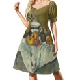 thumbnail image 1 of Bodegón con tarro taza y manzanas Vestido de manga corta vestido mujer verano vestidos de novia, 1 of 7