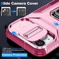 thumbnail image 5 of Funda para GANGXUN iPhone 13 Mini - Soporte metálico, Función magnética, Rosa, 5 of 5