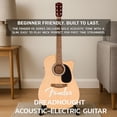 thumbnail image 4 of Fender FA Series Dreadnought Acoustic-Electric Guitar - Natural w/ Gig Bag, 4 of 9