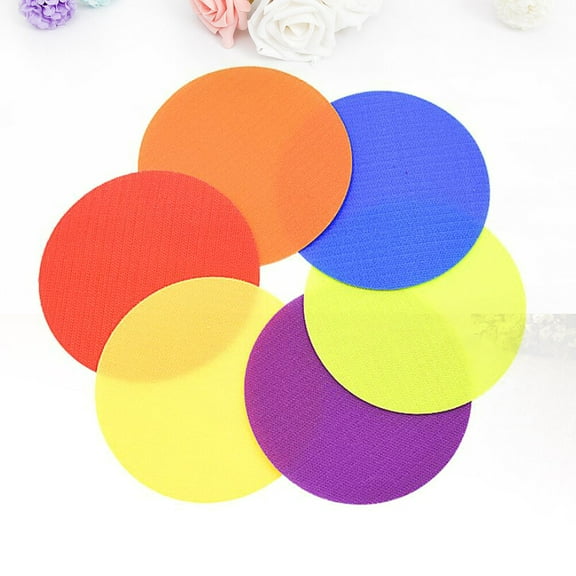 WHAMVOX  36 Pcs Carpet Marker Decals Dots Floor for Classroom Child Colorful