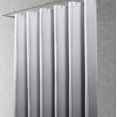 thumbnail image 7 of CAILDANL Black Shower Curtains Black and White Ombre Bath Curtains for Bathroom, Textured Fabric Shower Curtain Liner with 12 Hooks, Water Repellent, Machine Washable, 72 x 72 inch, 7 of 7