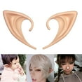 thumbnail image 3 of 1 Pair Anime Cosplay Elf Ears Pointed Prosthetic Tips Ear Halloween Costume Prop, 3 of 4