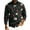 Black, variant on Wutalume Men's V-Neck Christmas Print Sweater, Long Sleeve Ribbed Knit Pullover, Cozy Stretch Top for Holiday Parties, Casual Comfort and Layering,Army Green L