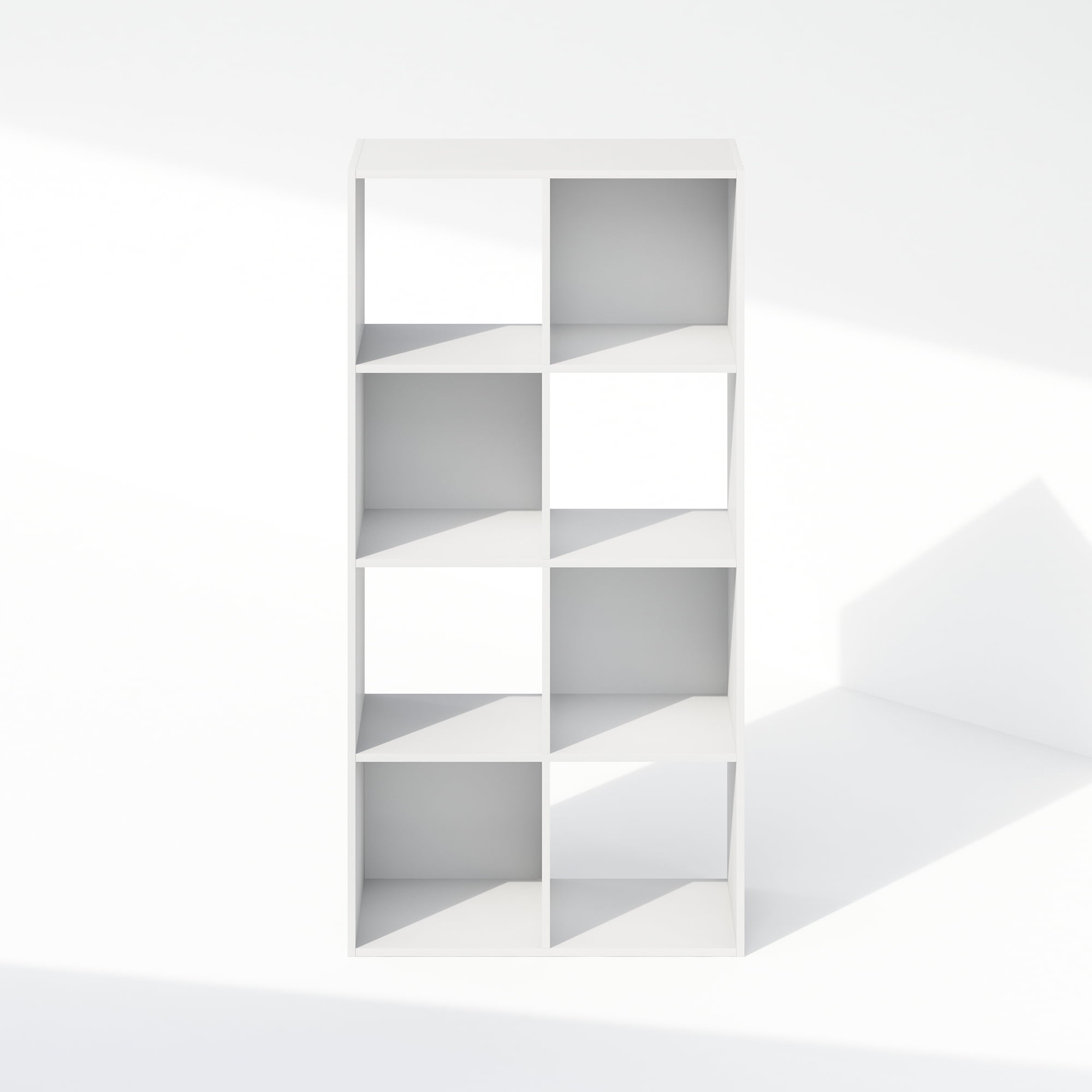 Furinno PELLI CUBIC Storage Cabinet in Bookcase in Bookshelf in 8-Cube in White
